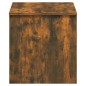 vidaXL Mesa de centro contrachapada roble ahumado 102x50,5x52,5 cm vidaXL Mesa de centro contrachapada roble ahumado 102x50,5x52,5 cm