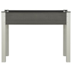 vidaXL Mesa de cultivo para jardín WPC gris 100x40x75 cm