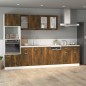 vidaXL Armario bajo de cocina madera ingeniería roble ahumado vidaXL Armario bajo de cocina madera ingeniería roble ahumado