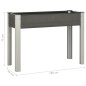 vidaXL Mesa de cultivo para jardín WPC gris 100x40x75 cm vidaXL Mesa de cultivo para jardín WPC gris 100x40x75 cm