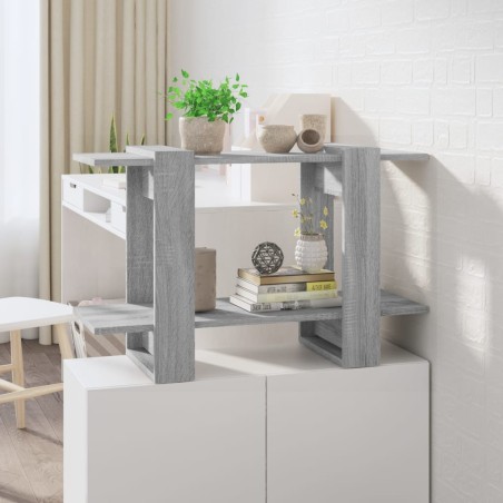 vidaXL Estantería/divisor de espacios gris Sonoma 80x30x51 cm