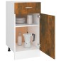 vidaXL Armario bajo de cocina madera ingeniería roble ahumado vidaXL Armario bajo de cocina madera ingeniería roble ahumado
