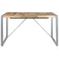 vidaXL Mesa de comedor madera de mango rugosa 140x140x75 cm vidaXL Mesa de comedor madera de mango rugosa 140x140x75 cm