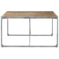 vidaXL Mesa de comedor madera de mango rugosa 140x140x75 cm vidaXL Mesa de comedor madera de mango rugosa 140x140x75 cm
