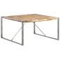 vidaXL Mesa de comedor madera de mango rugosa 140x140x75 cm vidaXL Mesa de comedor madera de mango rugosa 140x140x75 cm