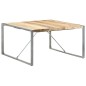 vidaXL Mesa de comedor madera de mango rugosa 140x140x75 cm vidaXL Mesa de comedor madera de mango rugosa 140x140x75 cm