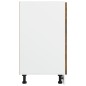 vidaXL Armario bajo de cocina madera ingeniería roble ahumado vidaXL Armario bajo de cocina madera ingeniería roble ahumado