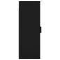 vidaXL Armario de pared negro 34,5x34x90 cm