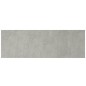 vidaXL Cabecero pared madera contrachapada gris hormigón 240x1,5x80 cm