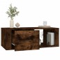 vidaXL Mesa de centro madera contrachapada roble ahumado 100x50,5x35cm vidaXL Mesa de centro madera contrachapada roble ahumado 100x50,5x35cm