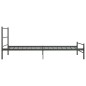 vidaXL Estructura de cama de metal gris 100x200 cm vidaXL Estructura de cama de metal gris 100x200 cm