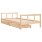 vidaXL Estructura de cama para niños con cajones madera pino 90x200 cm vidaXL Estructura de cama para niños con cajones madera pino 90x200 cm