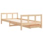 vidaXL Estructura de cama para niños con cajones madera pino 90x200 cm vidaXL Estructura de cama para niños con cajones madera pino 90x200 cm