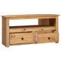 vidaXL Mueble esquinero de TV madera de pino estilo Panamá 93x49x49 cm