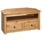 vidaXL Mueble esquinero de TV madera de pino estilo Panamá 93x49x49 cm