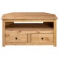 vidaXL Mueble esquinero de TV madera de pino estilo Panamá 93x49x49 cm