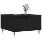 vidaXL Mesa de centro madera contrachapada negro 55x55x36,5 cm vidaXL Mesa de centro madera contrachapada negro 55x55x36,5 cm