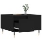 vidaXL Mesa de centro madera contrachapada negro 55x55x36,5 cm vidaXL Mesa de centro madera contrachapada negro 55x55x36,5 cm