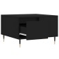 vidaXL Mesa de centro madera contrachapada negro 55x55x36,5 cm vidaXL Mesa de centro madera contrachapada negro 55x55x36,5 cm