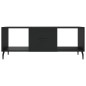 vidaXL Mesa de centro madera contrachapada negro 102x50x40 cm vidaXL Mesa de centro madera contrachapada negro 102x50x40 cm