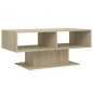 vidaXL Mesa de centro madera contrachapada color roble 103,5x50x44,5cm vidaXL Mesa de centro madera contrachapada color roble 103,5x50x44,5cm
