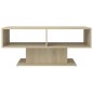 vidaXL Mesa de centro madera contrachapada color roble 103,5x50x44,5cm vidaXL Mesa de centro madera contrachapada color roble 103,5x50x44,5cm