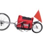 vidaXL Remolque para bicicletas de una rueda con bolsa de almacenaje vidaXL Remolque para bicicletas de una rueda con bolsa de almacenaje