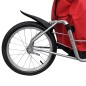 vidaXL Remolque para bicicletas de una rueda con bolsa de almacenaje vidaXL Remolque para bicicletas de una rueda con bolsa de almacenaje