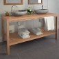 vidaXL Mueble de lavabo tocador madera de teca maciza 132x45x75 cm vidaXL Mueble de lavabo tocador madera de teca maciza 132x45x75 cm