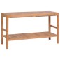 vidaXL Mueble de lavabo tocador madera de teca maciza 132x45x75 cm vidaXL Mueble de lavabo tocador madera de teca maciza 132x45x75 cm