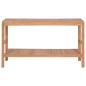vidaXL Mueble de lavabo tocador madera de teca maciza 132x45x75 cm vidaXL Mueble de lavabo tocador madera de teca maciza 132x45x75 cm