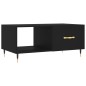vidaXL Mesa de centro madera contrachapada negro 90x50x40 cm vidaXL Mesa de centro madera contrachapada negro 90x50x40 cm