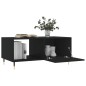 vidaXL Mesa de centro madera contrachapada negro 90x50x40 cm vidaXL Mesa de centro madera contrachapada negro 90x50x40 cm