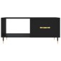 vidaXL Mesa de centro madera contrachapada negro 90x50x40 cm vidaXL Mesa de centro madera contrachapada negro 90x50x40 cm