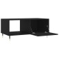 vidaXL Mesa de centro madera contrachapada negro 90x50x40 cm vidaXL Mesa de centro madera contrachapada negro 90x50x40 cm
