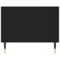vidaXL Mesa de centro madera contrachapada negro 90x50x40 cm vidaXL Mesa de centro madera contrachapada negro 90x50x40 cm