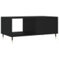 vidaXL Mesa de centro madera contrachapada negro 90x50x40 cm vidaXL Mesa de centro madera contrachapada negro 90x50x40 cm
