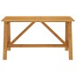 vidaXL Mesa de comedor de jardín madera maciza de acacia 140x73x73,5cm vidaXL Mesa de comedor de jardín madera maciza de acacia 140x73x73,5cm
