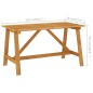 vidaXL Mesa de comedor de jardín madera maciza de acacia 140x73x73,5cm vidaXL Mesa de comedor de jardín madera maciza de acacia 140x73x73,5cm