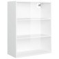 vidaXL Armario de pared colgante blanco brillante 69,5x32,5x90 cm vidaXL Armario de pared colgante blanco brillante 69,5x32,5x90 cm