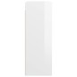 vidaXL Armario de pared colgante blanco brillante 69,5x32,5x90 cm vidaXL Armario de pared colgante blanco brillante 69,5x32,5x90 cm