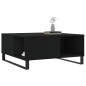 vidaXL Mesa de centro madera contrachapada negro 80x80x36,5 cm vidaXL Mesa de centro madera contrachapada negro 80x80x36,5 cm