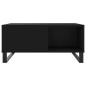 vidaXL Mesa de centro madera contrachapada negro 80x80x36,5 cm vidaXL Mesa de centro madera contrachapada negro 80x80x36,5 cm