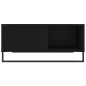 vidaXL Mesa de centro madera contrachapada negro 80x80x36,5 cm vidaXL Mesa de centro madera contrachapada negro 80x80x36,5 cm
