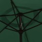 vidaXL Sombrilla voladiza con LED 3 m verde vidaXL Sombrilla voladiza con LED 3 m verde
