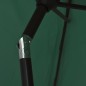vidaXL Sombrilla voladiza con LED 3 m verde vidaXL Sombrilla voladiza con LED 3 m verde