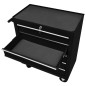 vidaXL Carrito caja de herramientas 5 cajones negro vidaXL Carrito caja de herramientas 5 cajones negro