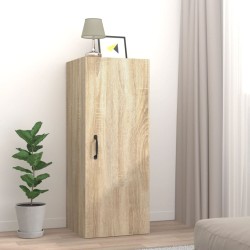 vidaXL Armario de pared madera contrachapada roble Sonoma 34,5x34x90cm