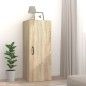 vidaXL Armario de pared madera contrachapada roble Sonoma 34,5x34x90cm vidaXL Armario de pared madera contrachapada roble Sonoma 34,5x34x90cm