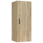 vidaXL Armario de pared madera contrachapada roble Sonoma 34,5x34x90cm vidaXL Armario de pared madera contrachapada roble Sonoma 34,5x34x90cm